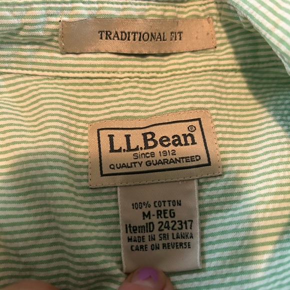 Green Seersucker Shirt - Picture 3 of 3